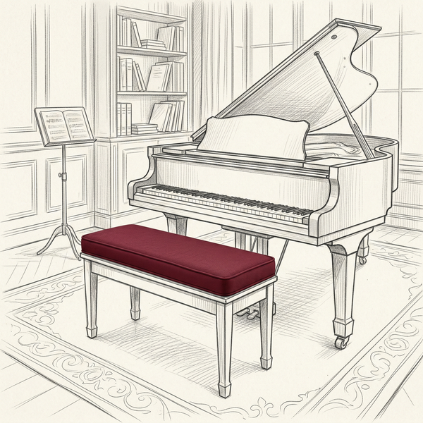 Piano Bench Cushions