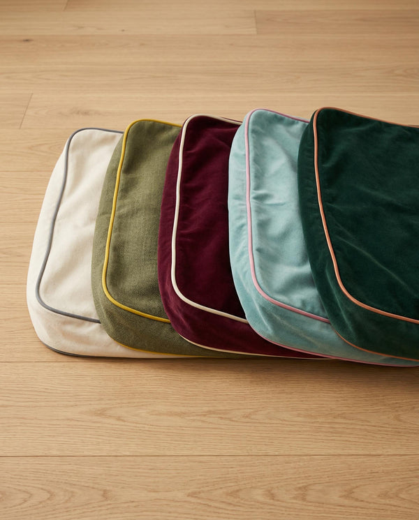 Custom Bench Cushion Cover – Zippered Box Edge