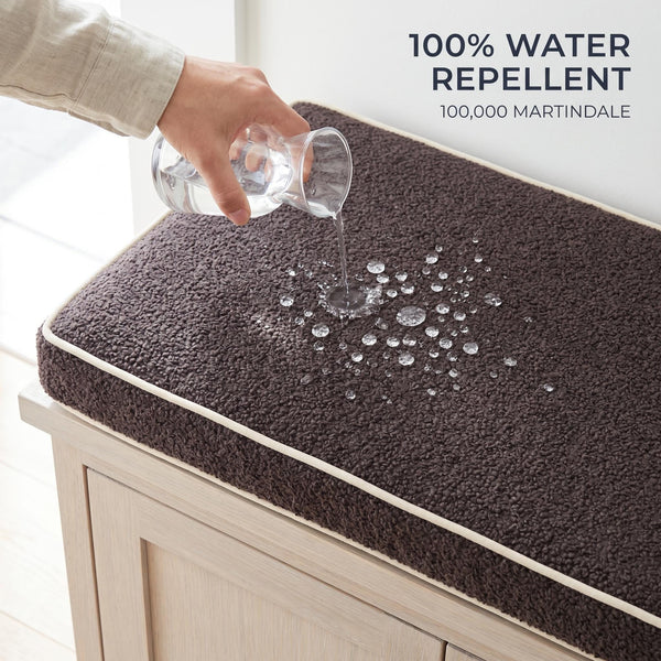 Water Repellent 4" Custom Window Seat Bench Cushion