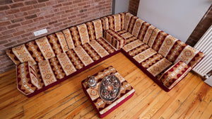 Premium Diwan Sofa Sets, Floor Cushions, Oriental Arabic Seating Floor Sofa, Sectional Floor Sofa, Arabic Majlis