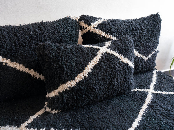 Black Moroccan Floor Sofa