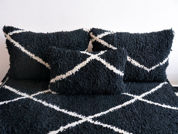 Black Moroccan Floor Sofa