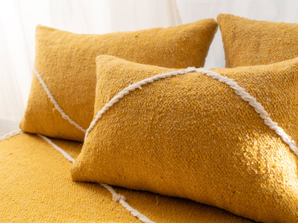 Yellow Moroccan Floor Couches