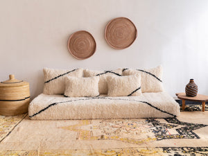 Handmade Floor Sofa Striped