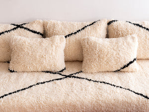 Handmade Floor Sofa Striped