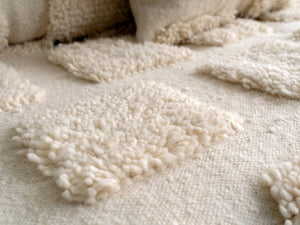 Customized Beige Handmade Wool Floor Sofa, Sofa Cushion, Moroccan Floor Seatings, Oriental Floor Couch, Boho Floor Sofa