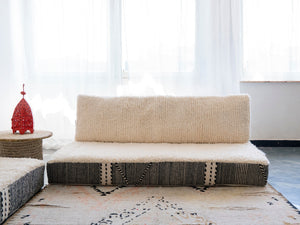 Moroccan-Inspired Floor Sofa, Handmade Floor Seating Sofa, Boho Floor Sofa, Modular Sofa, Floor Cushion Set, Sofa Couch