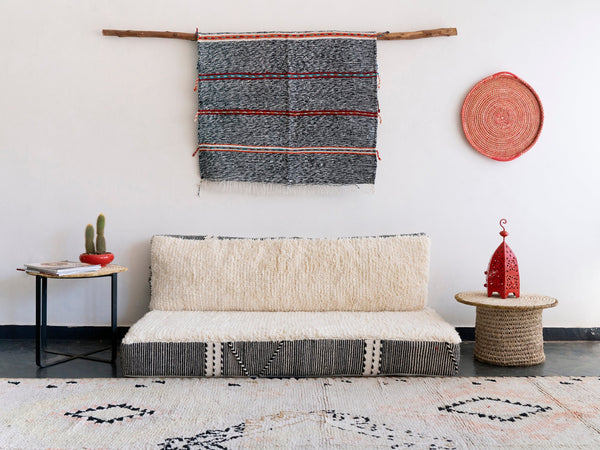 Moroccan-Inspired Boho Floor Sofa – Modular Set