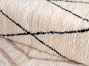 Black Striped Floor Cushions