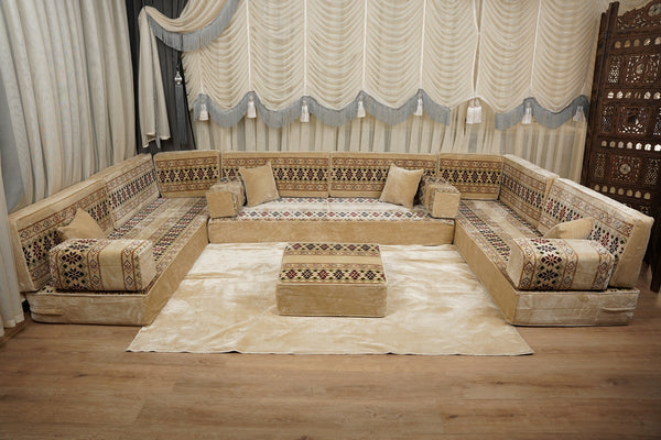 U-Shaped Floor Sofa