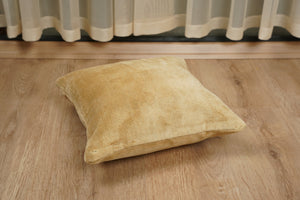 Beige Baghdad Tulip: Single Floor Sofa – Arabic Majlis – Turkish Floor Pouf – Window Seat Cushion – Oriental Floor Seating