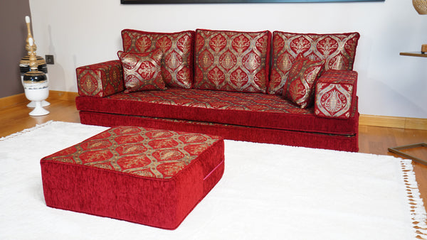 Red Lale Ottoman