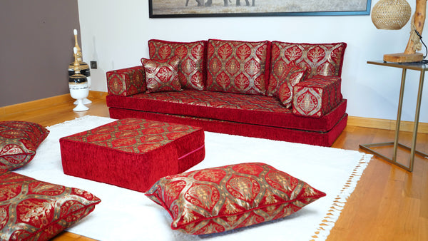 Red Lale Ottoman