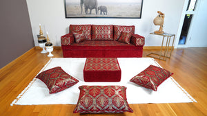 Red Lale Ottoman