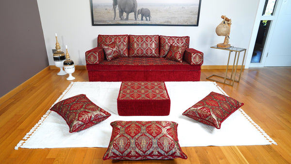 Red Lale Ottoman