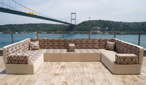 Premium Gray Arabic Sofa Set
