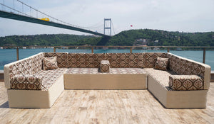 Premium Gray Arabic Sofa Set