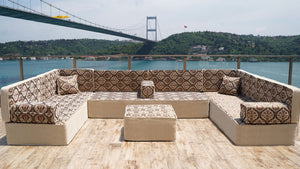 Premium Gray Arabic Sofa Set