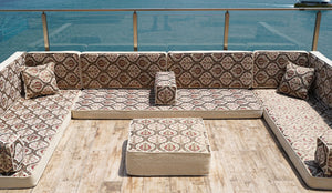 Premium Gray Arabic Sofa Set