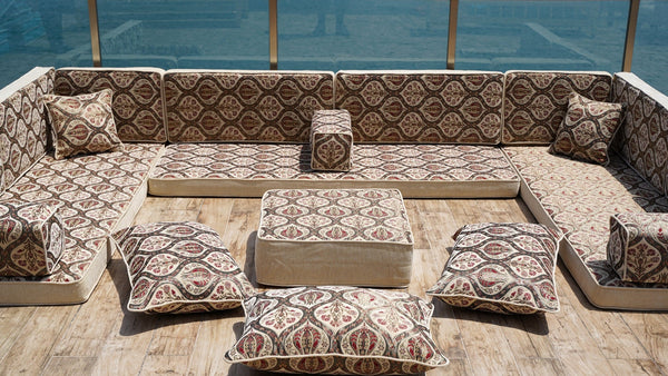 Premium Gray Arabic Sofa Set