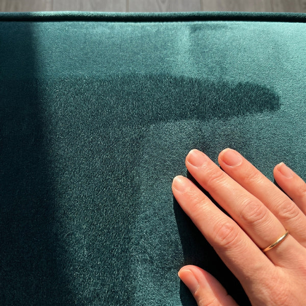 Custom Velvet Bench Cushion, Made-to-Measure Window Seat Pad, Boxed Banquette Cushion with Piping, Plush Velvet Bench Se