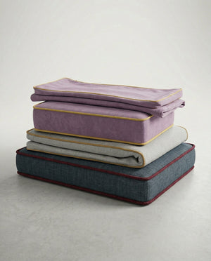 Custom Cushion Cover with Zipper, Made-to-Measure Replacement Seat Cushion Cover, Removable Box Bench Pad Cover, Velvet 