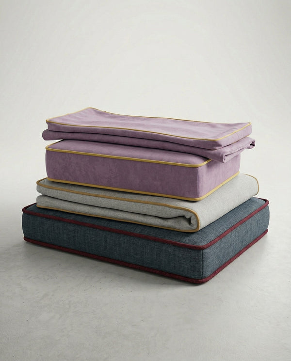 Custom Cushion Cover with Zipper – Velvet or Linen