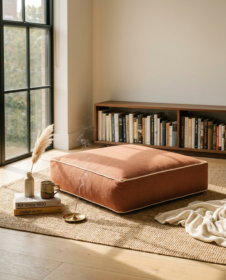 Big, firm, made-for-floor cushions.