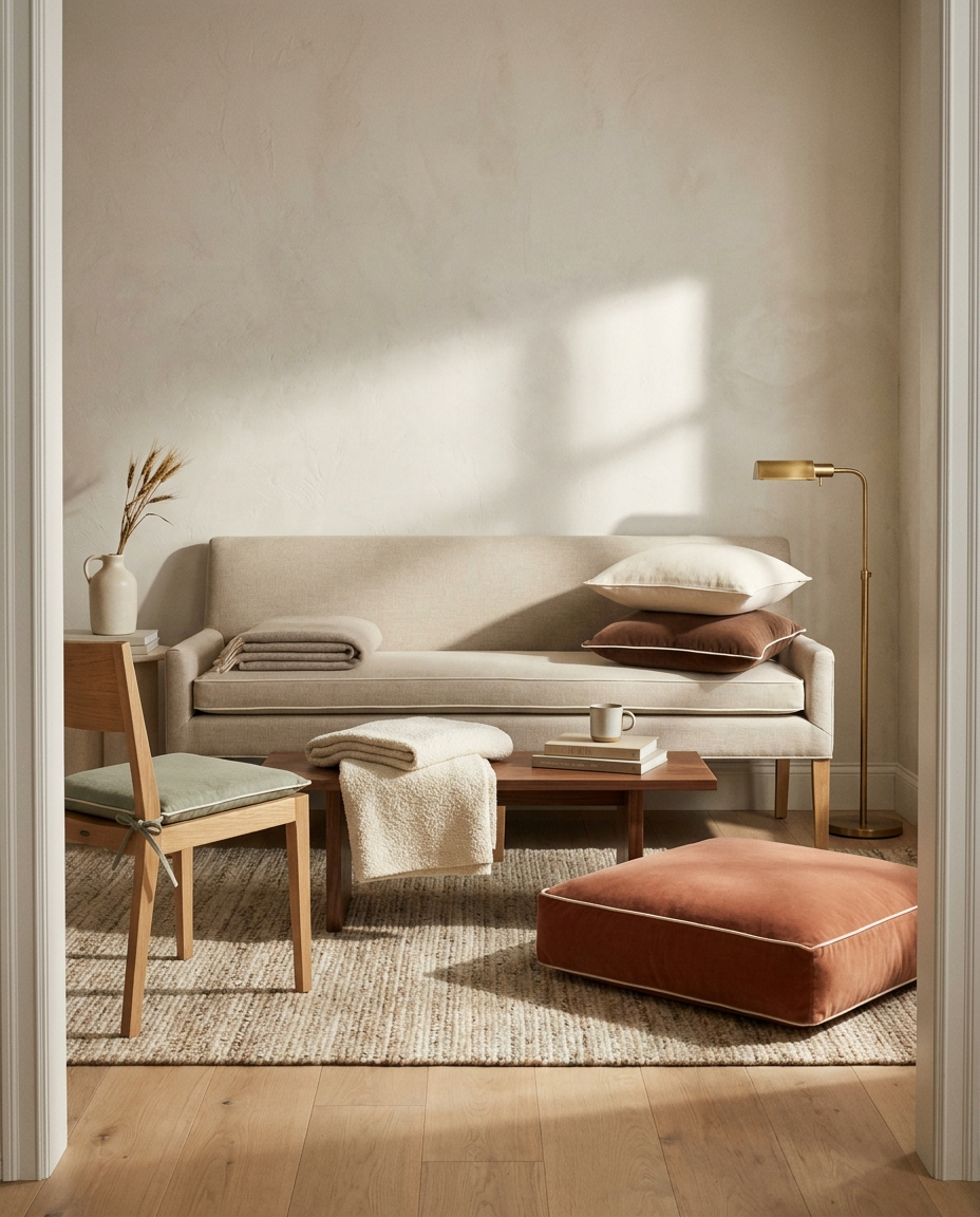 Indoor cushions, exactly to size.