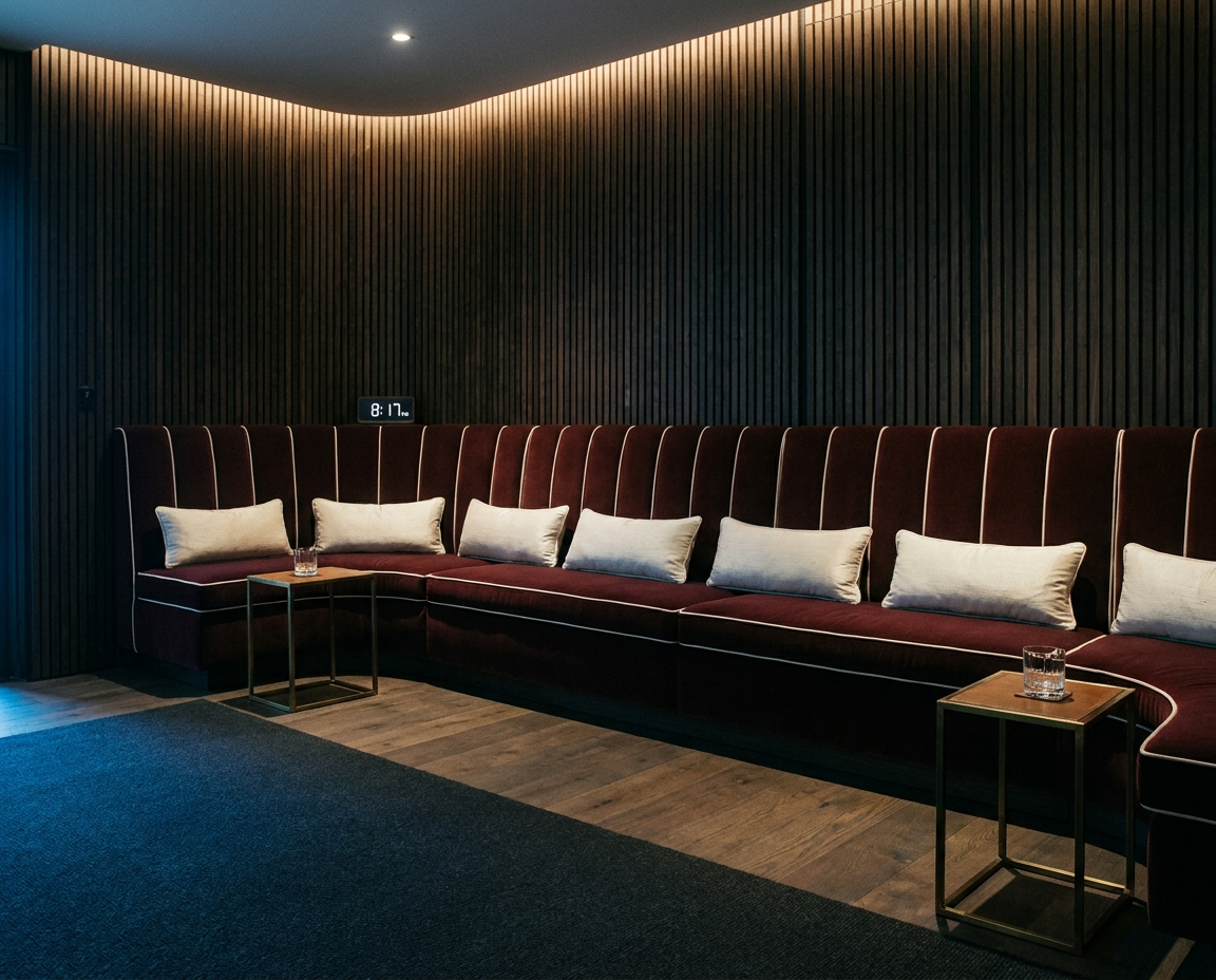 Specialty and recreational spaces.
