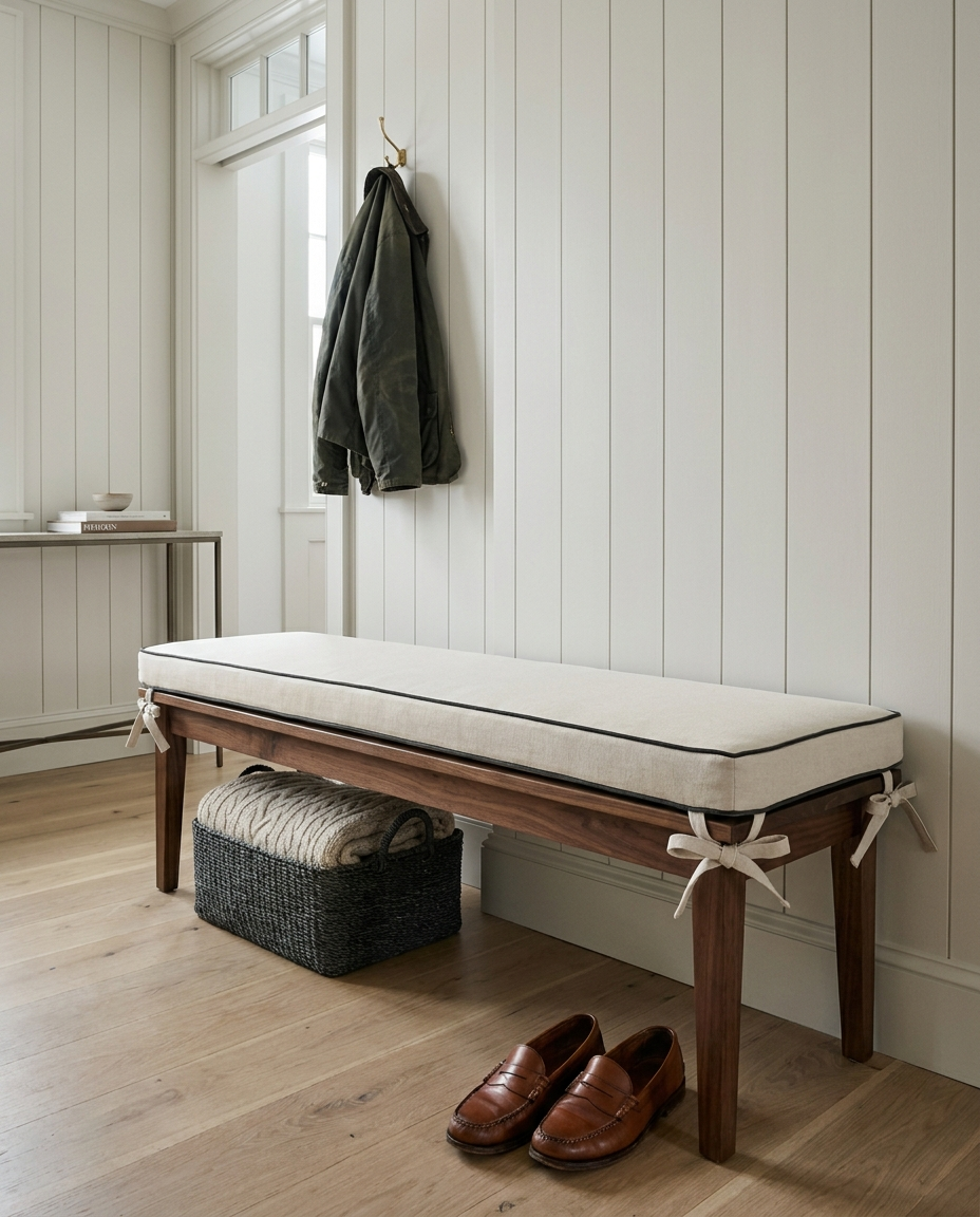 Bench cushions, the long, slim kind that fits.