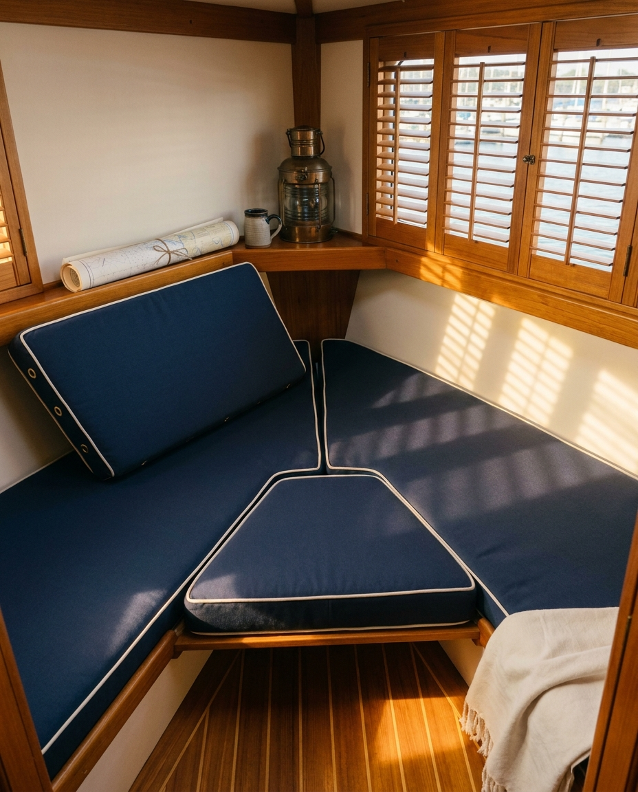 Custom boat cushions, made for the water.