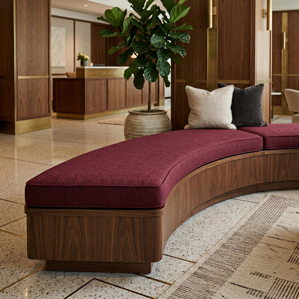 Curved Indoor Bench Cushions