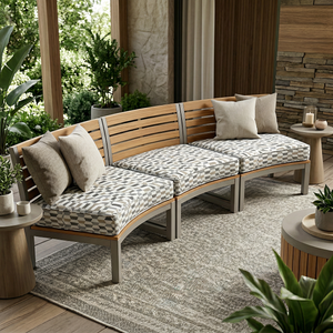 Curved Indoor Bench Cushions