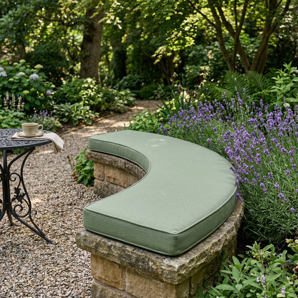 Curved Indoor Bench Cushions