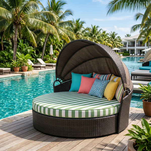 Round Boat Cushion