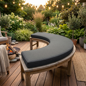 Curved Indoor Bench Cushions