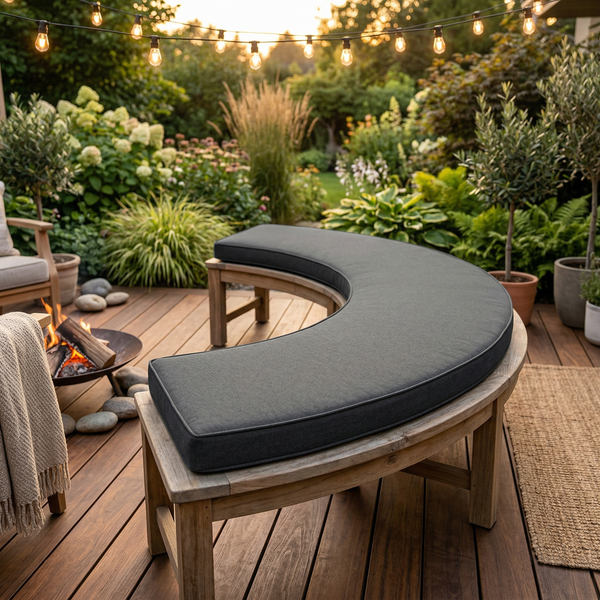 Curved Indoor Bench Cushions
