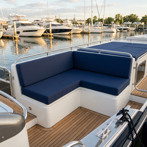 L-Shaped Boat Cushions