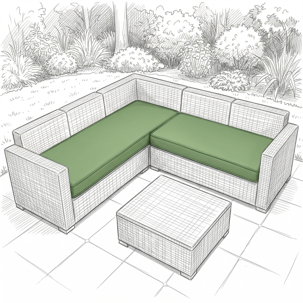 Concrete Bench Cushions