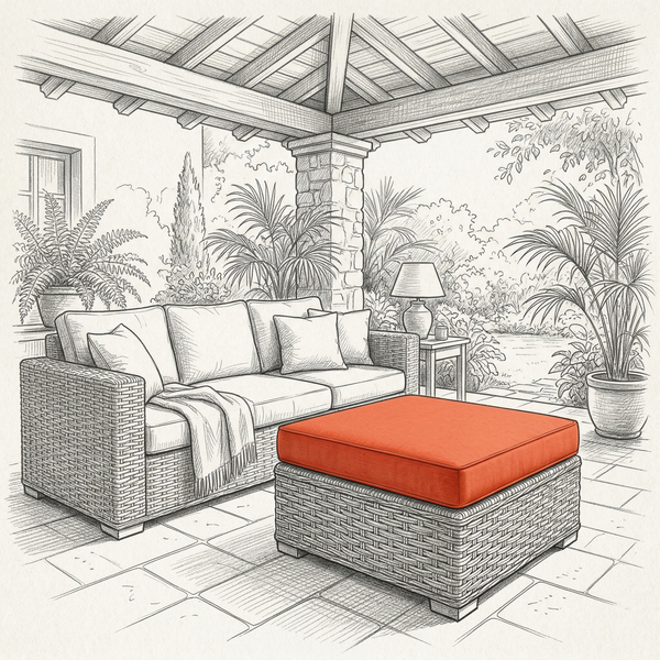 Ottoman Foam Cushions