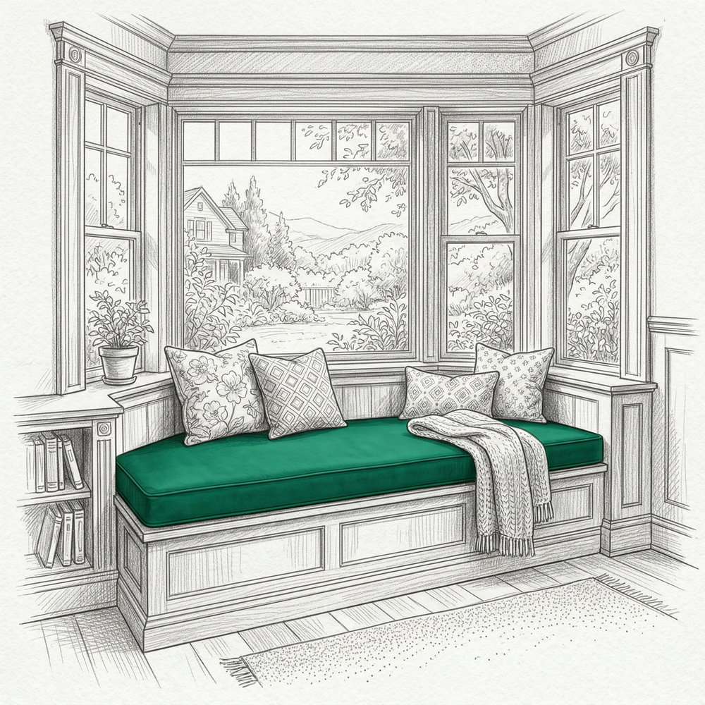 Window Seat / Nook Cushions