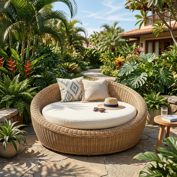 Round Boat Cushion
