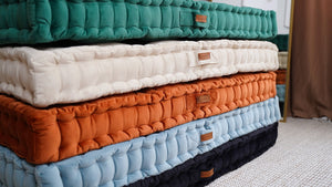 Velvet Tufted Floor Sofa 7
