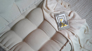 Thick Linen Tufted Floor Cushion 4