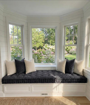 Trapezoid Tufted Bench 9