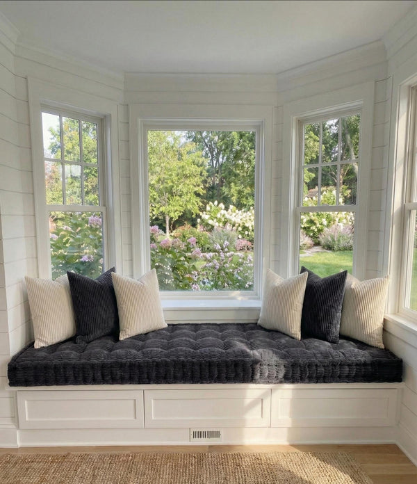 Trapezoid Tufted Bench 9
