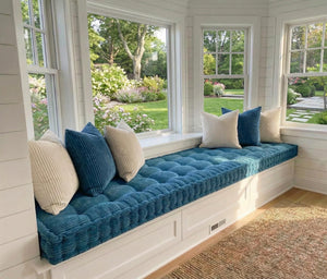 Trapezoid Tufted Bench 5