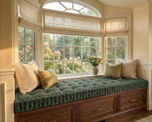 Trapezoid Tufted Bench 14
