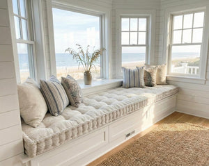 Trapezoid Tufted Bench 6